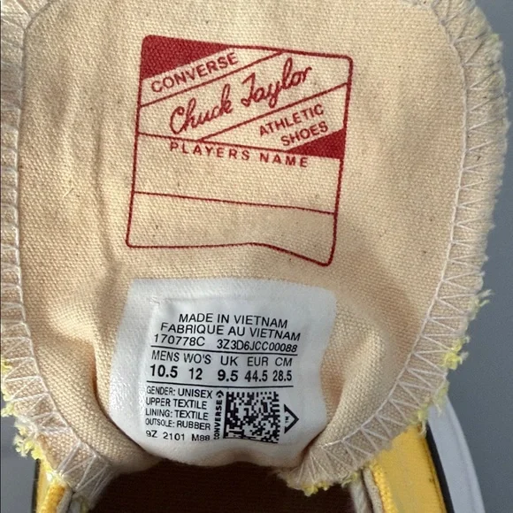 Converse Run Star Hike Ox - Citron Pulse Yellow Platform Sneakers Men 10.5 W 12 - Picture 7 of 7